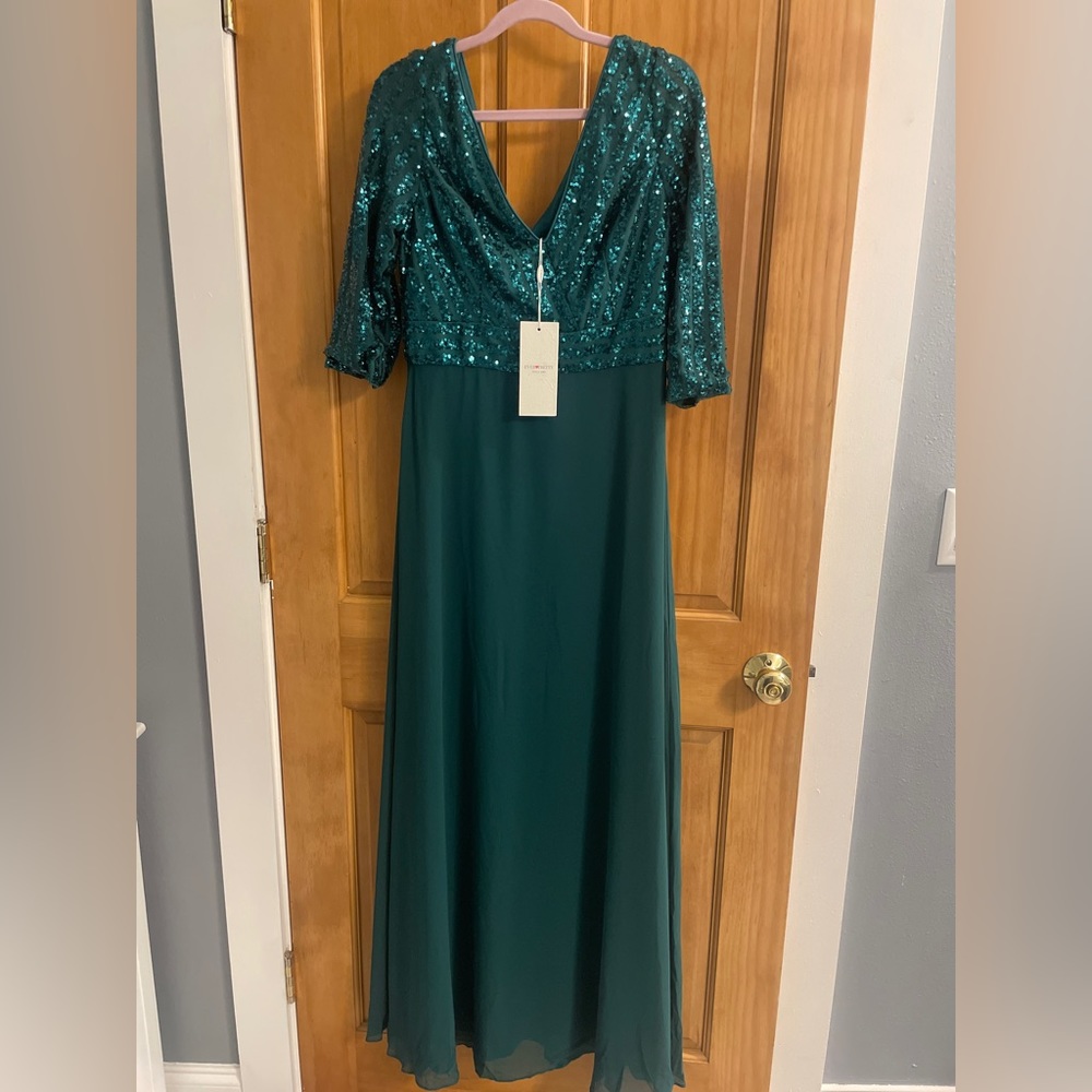 Holiday Dress with sequins on top